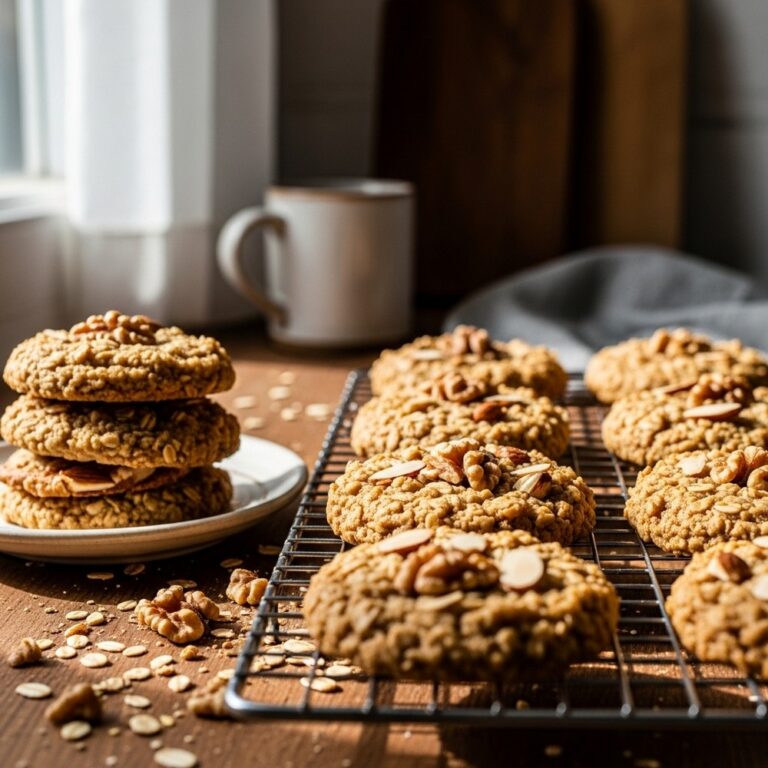 Almond–Walnut Oat Cookies Recipes