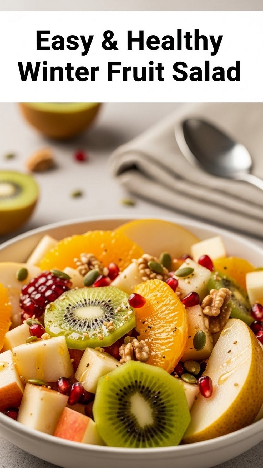 Easy & Healthy Winter Fruit Salad