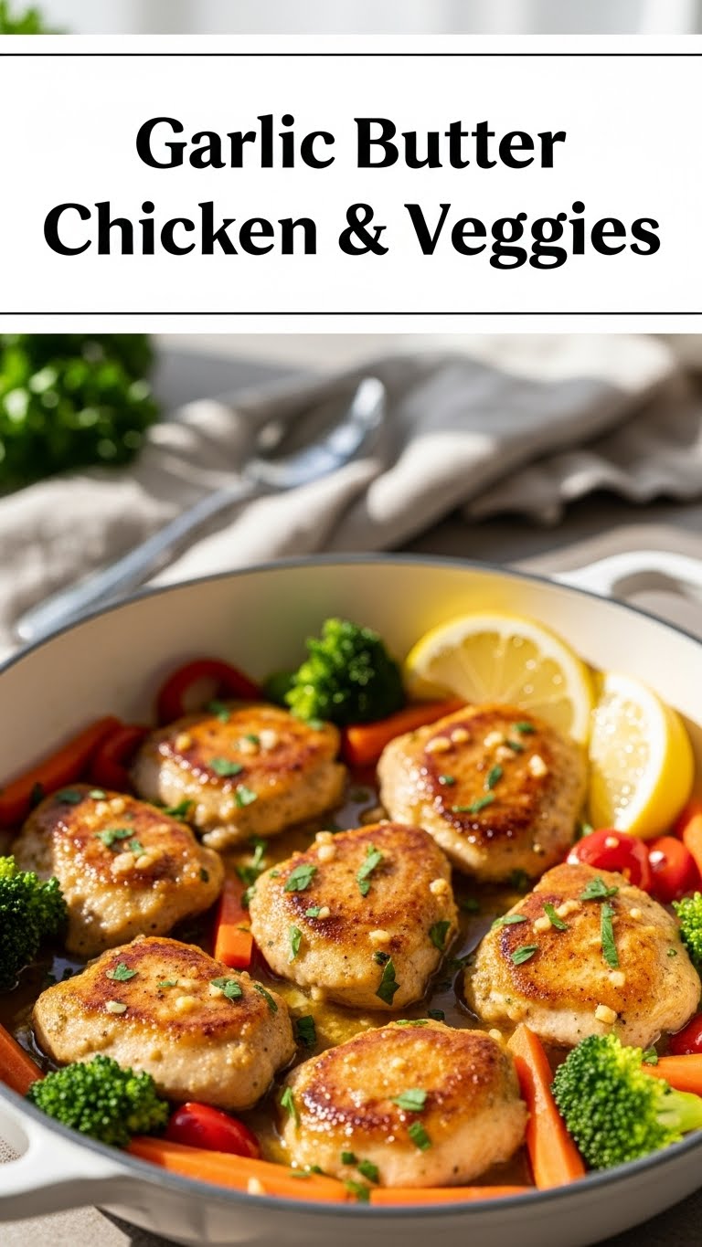 Garlic Butter Chicken & Veggies