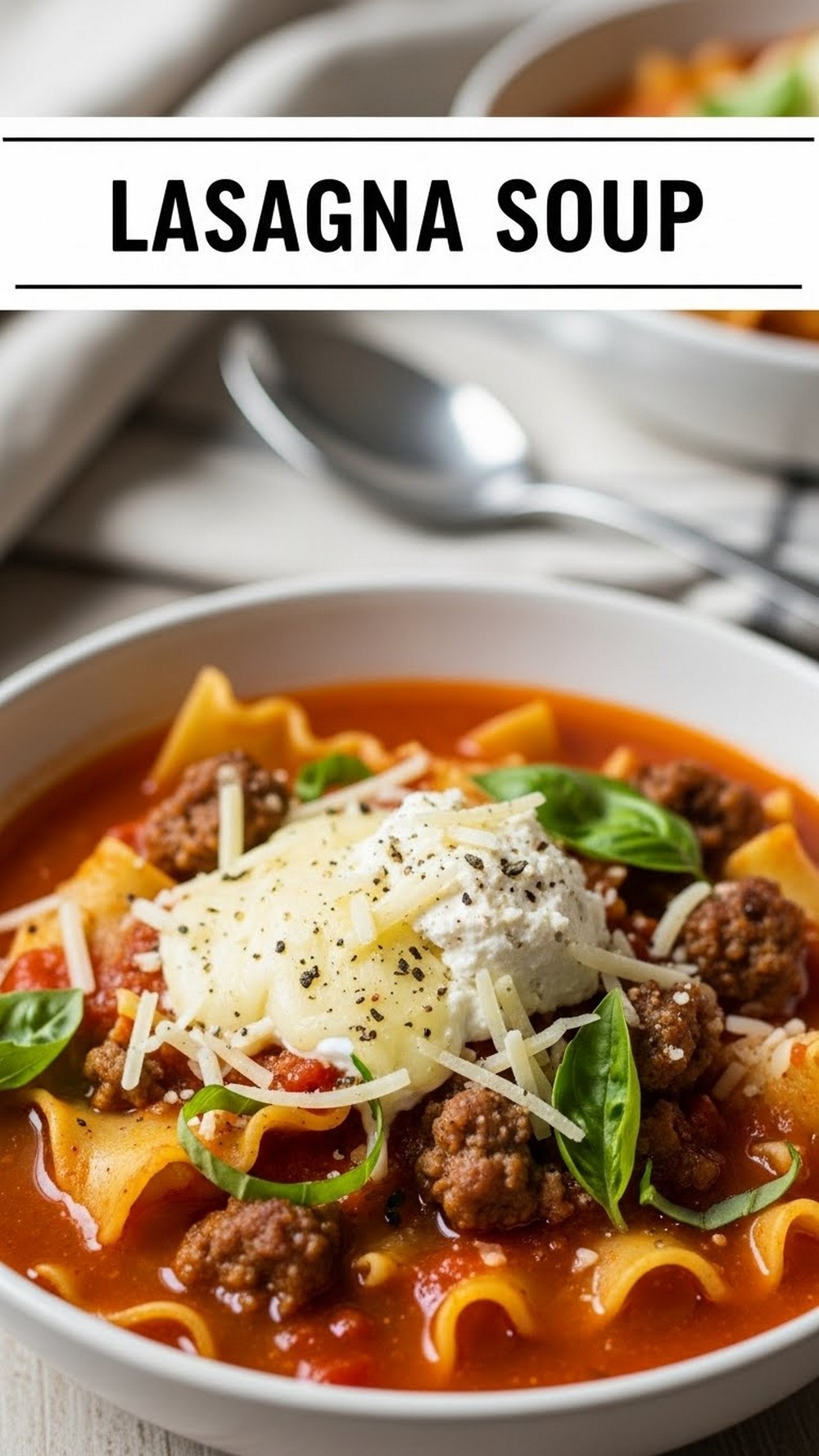 Lasagna Soup