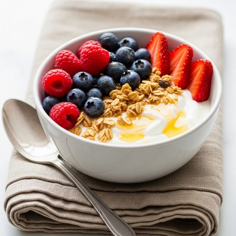 Organic Greek Yogurt + Berry Protein Bowl Recipe