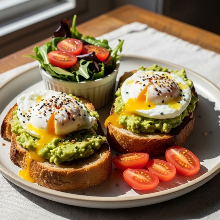 Organic Avocado + Egg Toast Recipe