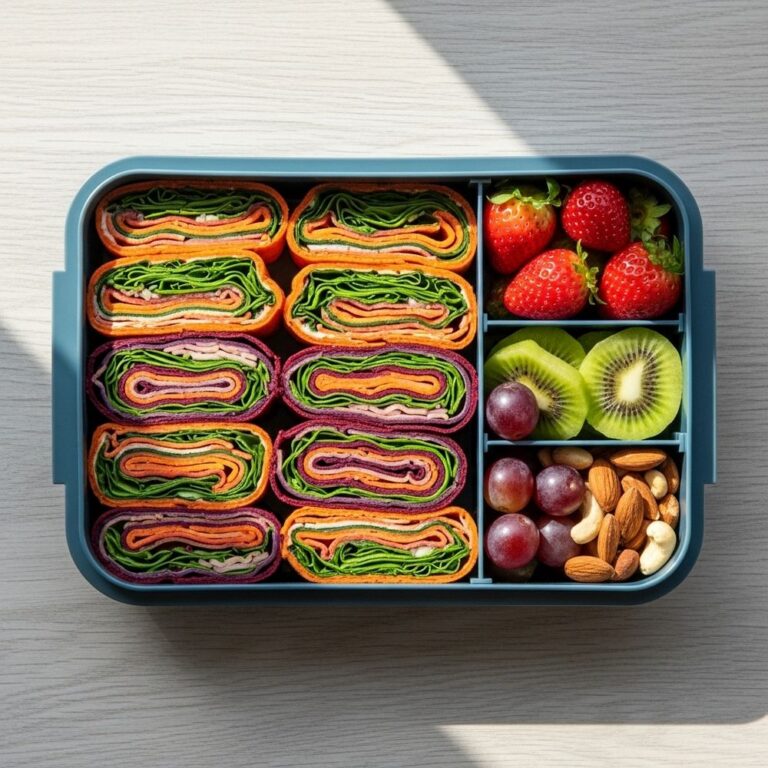 Rainbow Wrap Pinwheels Box Recipe