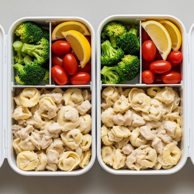 Chicken Alfredo Tortellini Bento Recipe