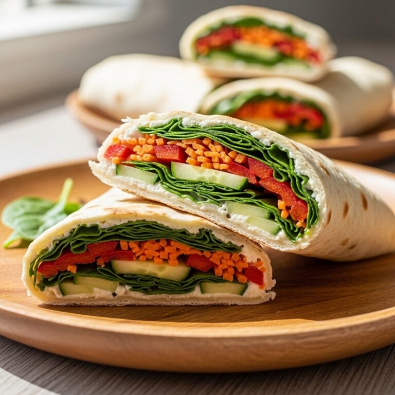 Easy Cottage Cheese Flatbread Wrap Recipe