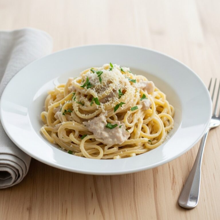 Blended Cottage Cheese Alfredo Sauce Recipe