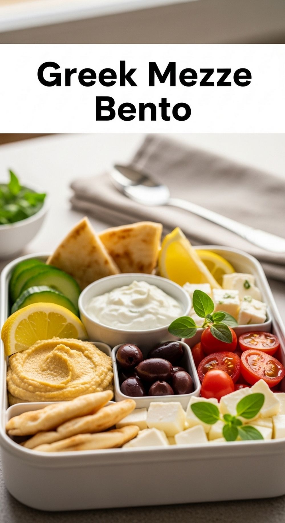 Greek “Mezze Bento”