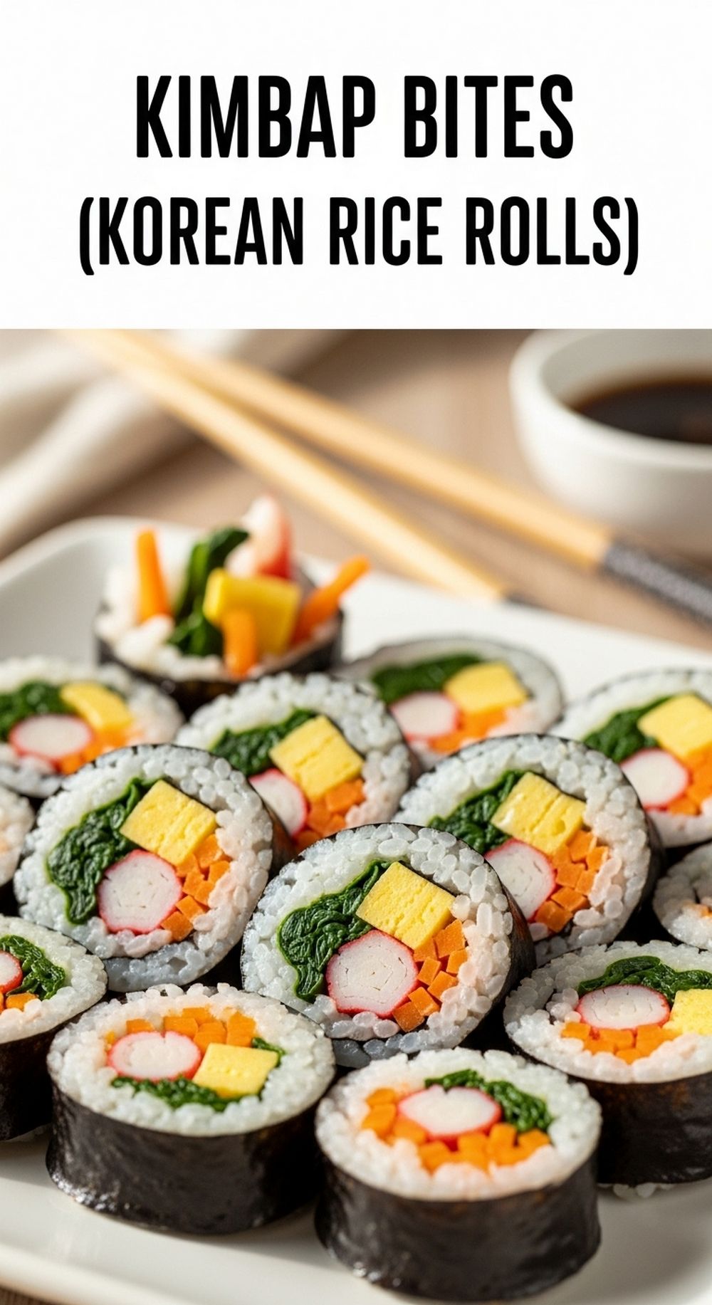 Kimbap Bites (Korean Rice Rolls)