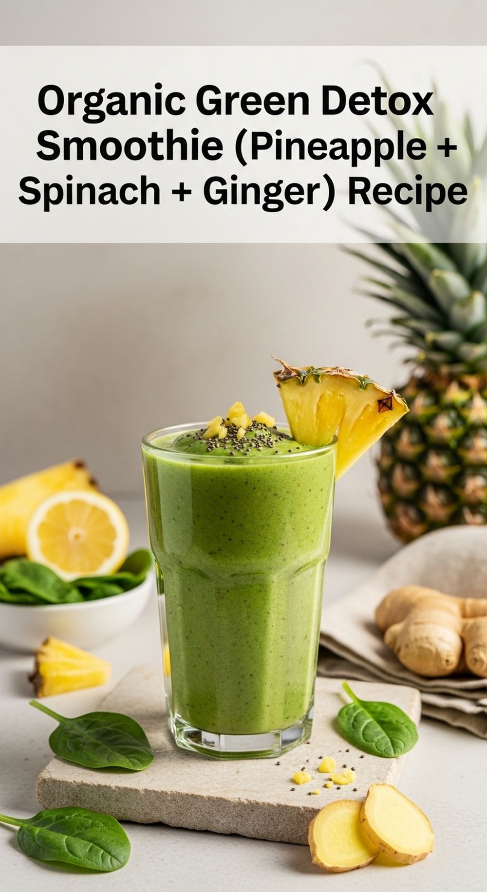 Organic Green Detox Smoothie