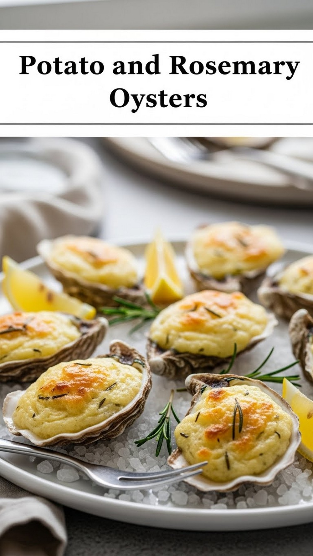 Potato and Rosemary Oysters