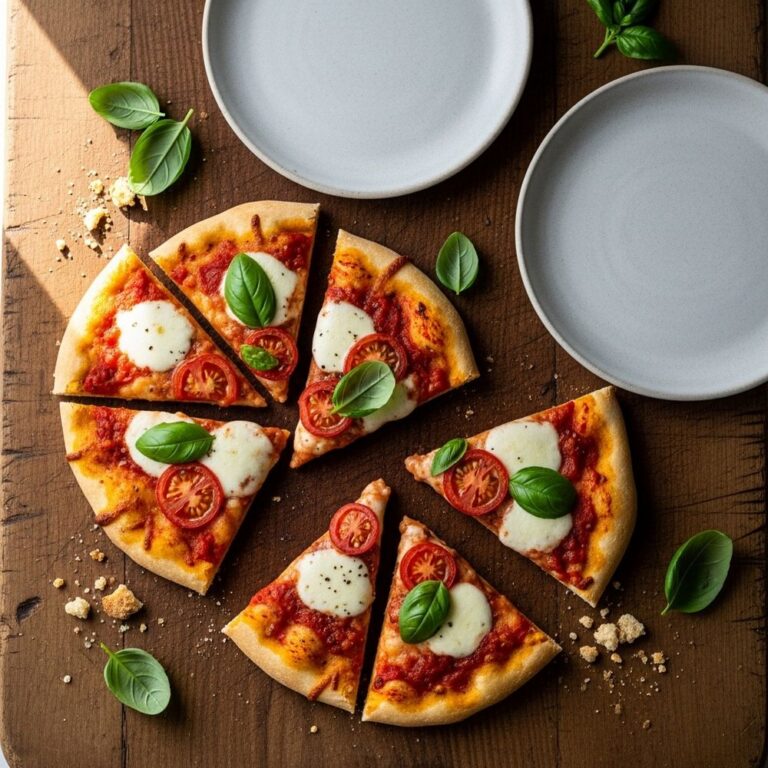 Margherita Flatbread Pizza Recipe