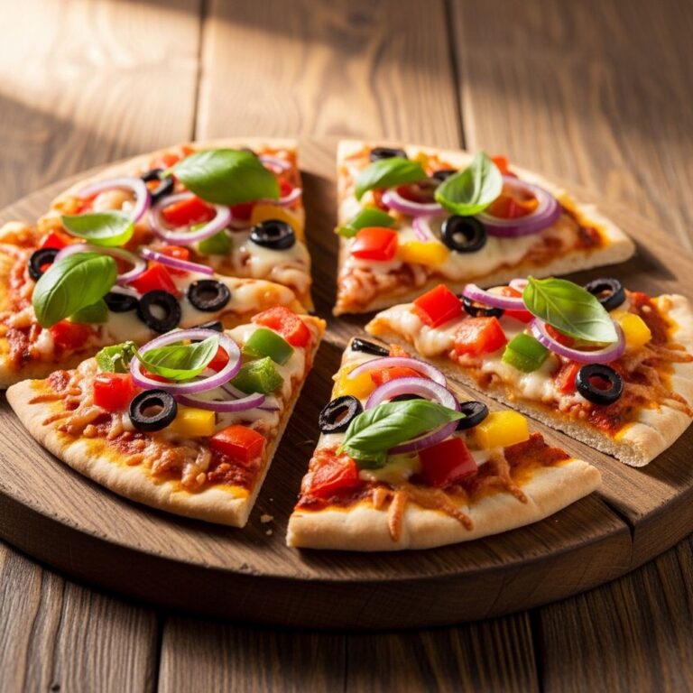 Pita Pizza Flatbread Recipe