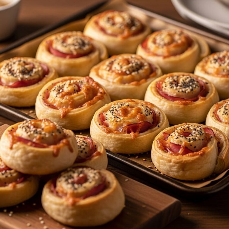 Ham & Cheese Pinwheels Recipe