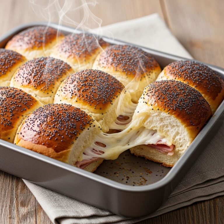 Hot Ham & Cheese Sliders Recipe