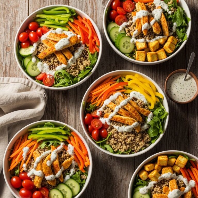 Chicken/Paneer Salad Bowl Recipe