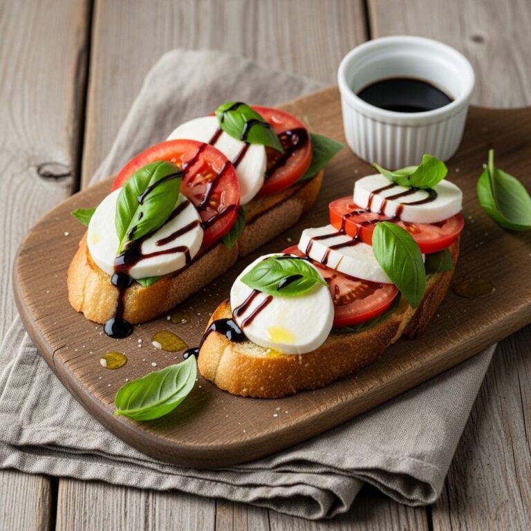 Easy Caprese Toast Recipe