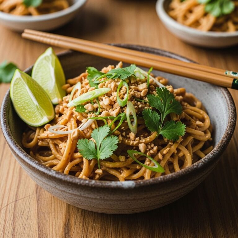 Easy Peanut Noodles Recipe