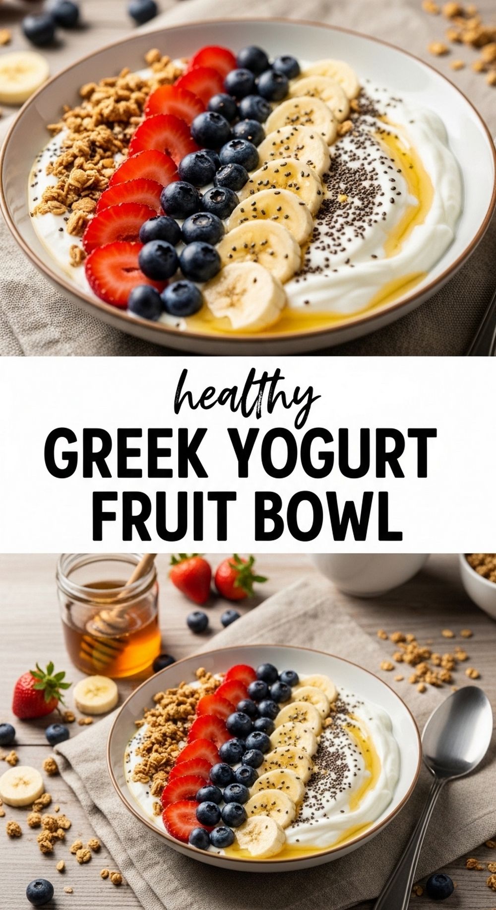 Greek Yogurt Fruit Bowl Recipe Zesty Bowl